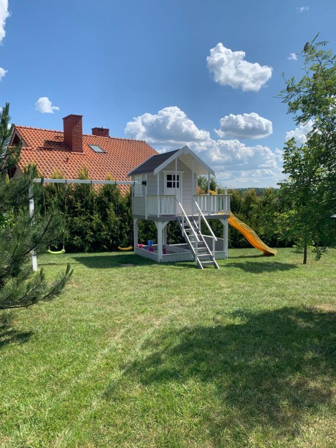 Dom Nad Jeziorem Jeziorany Exterior foto